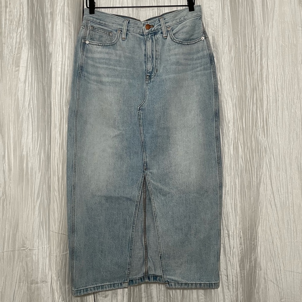 Madewell Denim Midi Skirt